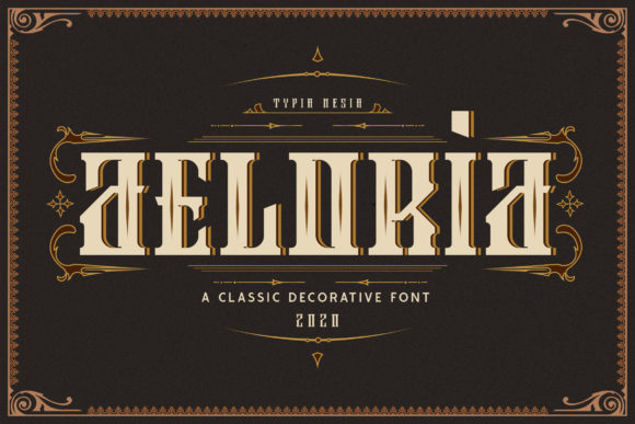 Aeloria: A Bold Chunky Display Font That Commands Attention