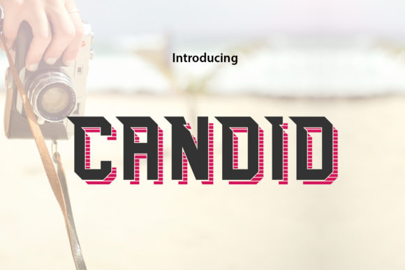 Candid: A Joyful Display Font for Real Branding Projects