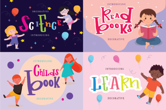 Childs Book: A Playful Display Font for Kid-Friendly Digital Experiences