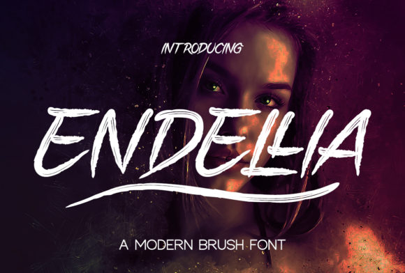 Endellia: A Bold Brush-Pen Display Font That Anchors Brand Identity