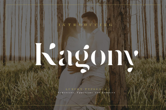 Kagony: A Distinctive Display Font for Editorial Design