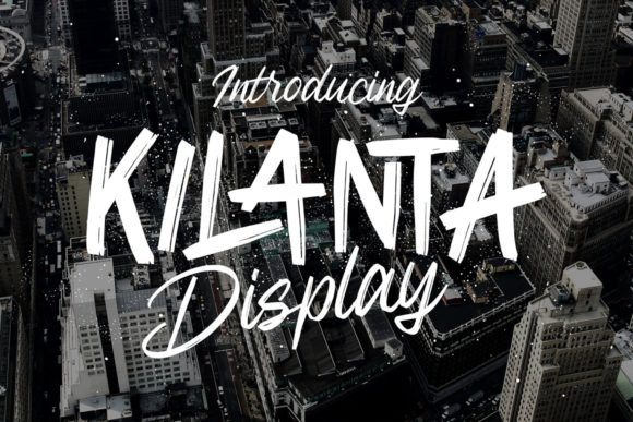 Kilanta: A Bold Display Font for Digital Design