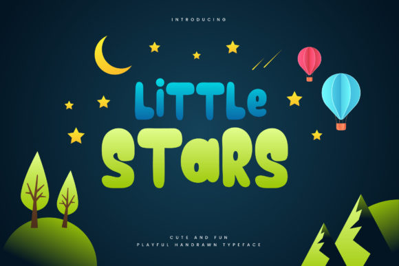 Little Stars: A Playful Font for Creative Branding