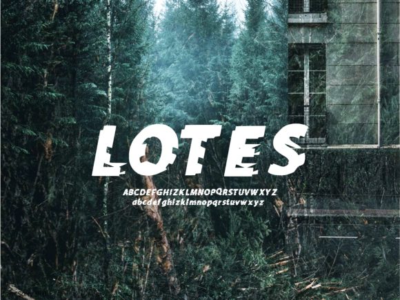 Lotes: A Bold Urban Display Font for Digital Design