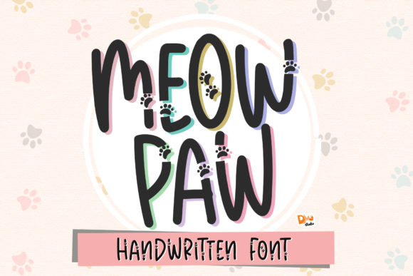 Meow Paw: A Display Font for Web Designers and Digital Creators
