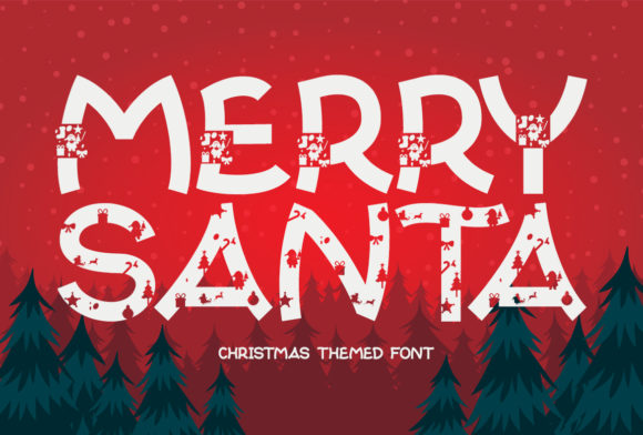 Merry Santa: A Festive Display Font for Holiday Campaigns