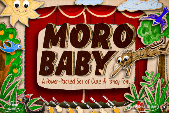 Moro Baby: A Bold Display Font for Web Design