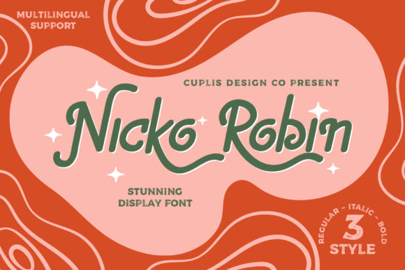 Nicko Robin: A Display Font That Elevates Digital Design