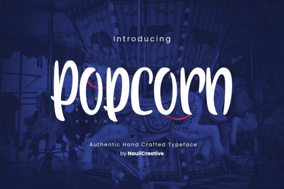 Popcorn: A Display Font That Feels Like a Thoughtful Pause