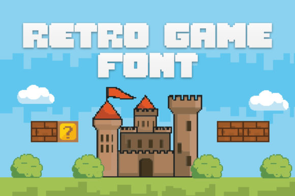 Retro Game Font for Handmade Creators