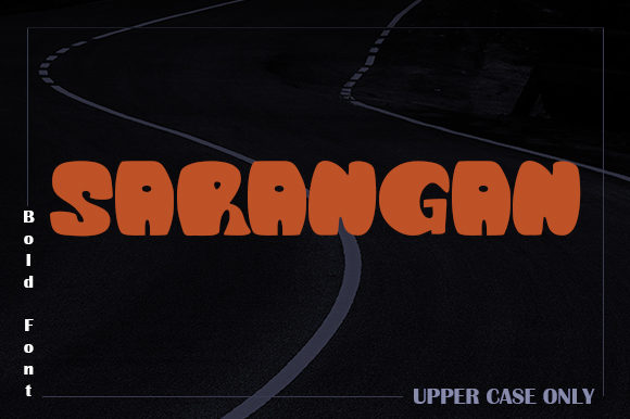 Sarangan: A Display Font for Editorial Expression
