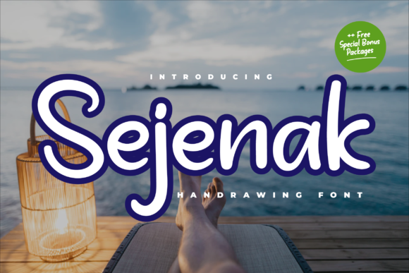 Sejenak: A Sweet, Friendly Display Font That Feels Like a Handshake