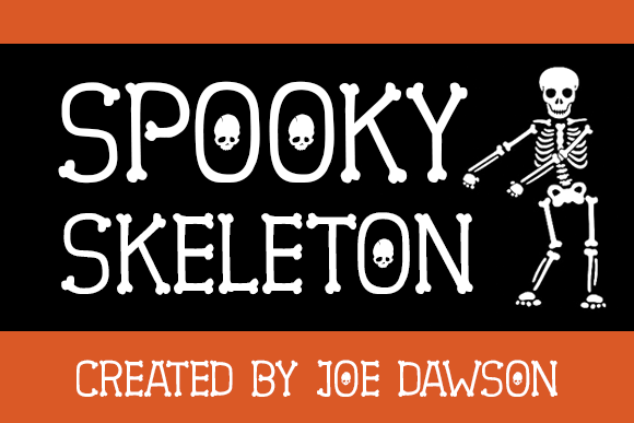 Spooky Skeleton: A Display Font for Editorial Magic