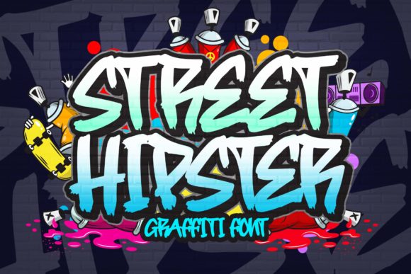 Street Hipster: A Bold Display Font for Editorial Design